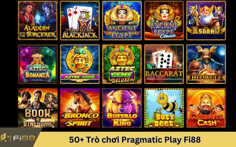 50+ Trò chơi Pragmatic Play Fi88