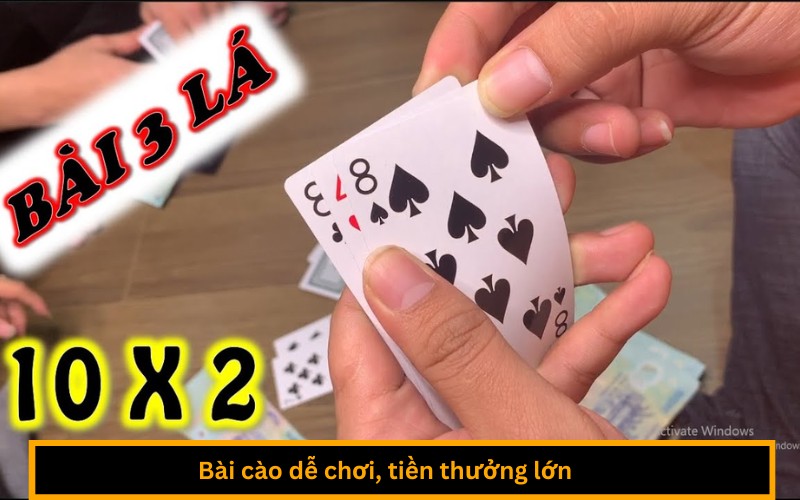 Bài cào dễ chơi, tiền thưởng lớn