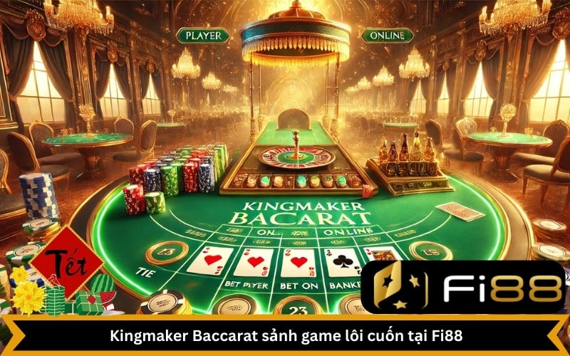 Kingmaker Baccarat sảnh game lôi cuốn tại Fi88